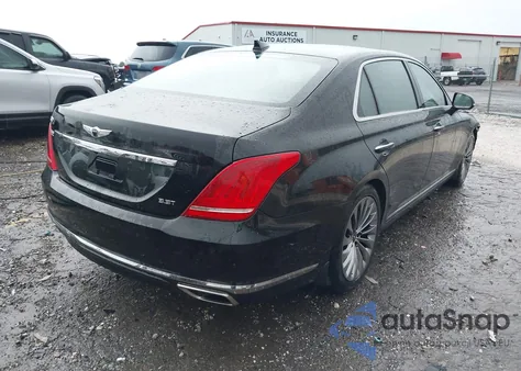 2018 Genesis G90 3.3T Premium z USA, uszkodzony, nr VIN KMHG34JA4JU043346
